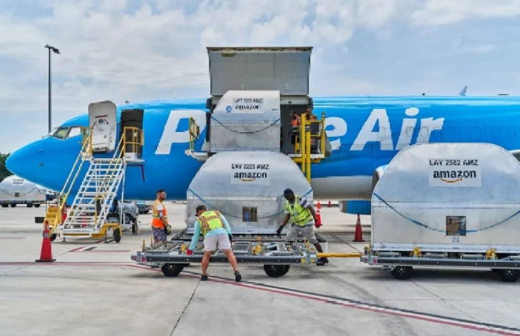 Amazon Air llega a RD con siete vuelos semanales y 770 toneladas de capacidad
