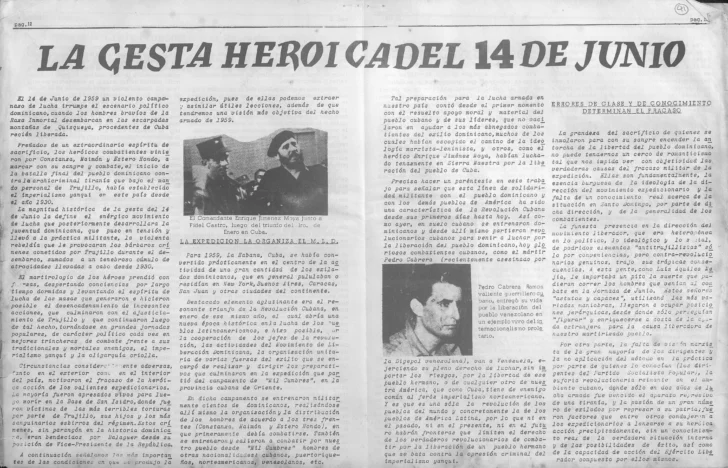 La gesta heroica del 14 de Junio La gesta heroica del 14 de Junio