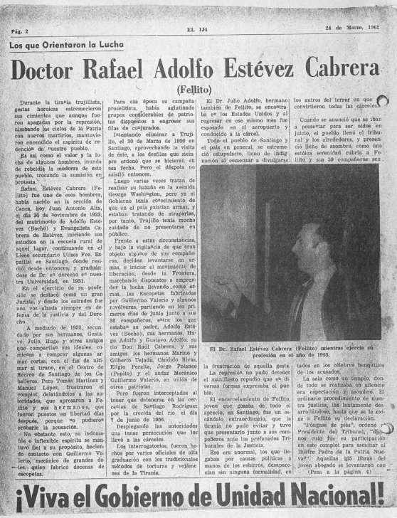 Fellito Estévez y las raíces éticas del catorcismo Fellito Estévez y las raíces éticas del catorcismo