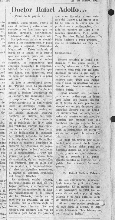 Fellito Estévez y las raíces éticas del catorcismo Fellito Estévez y las raíces éticas del catorcismo