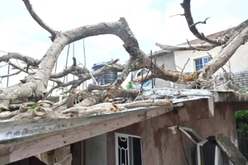  PARROQUIA DE SAINT ANN (JAMAICA), 29/10/2025.- Fotografía de los daños provocados por el paso del huracán Melissa este miércoles, en la Parroquia de Saint Ann (Jamaica). El ministro del Gobierno Local y Desarrollo Comunitario de Jamaica, Desmond McKenzie, declaró al país como una 