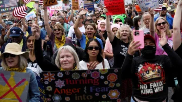No Kings convoó a miles de estadounidenses a manifestarse contra la política interna de Trump
