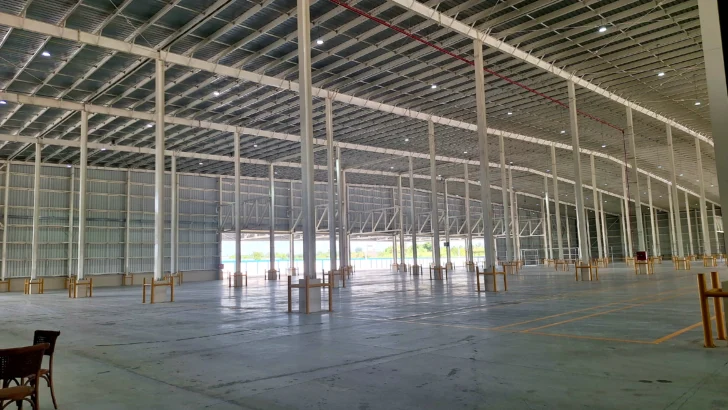  Interior del Hub logístico de Cervecería Nacional Dominicana.