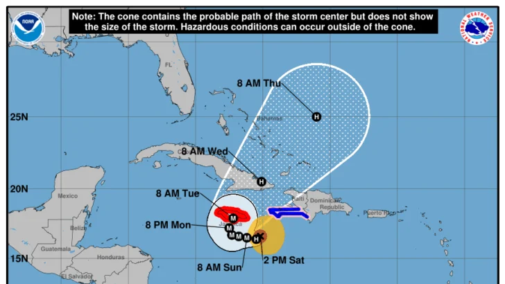 Melissa se convierte en huracán en el Caribe con pronósticos de rápido fortalecimiento Melissa se convierte en huracán en el Caribe con pronósticos de rápido fortalecimiento