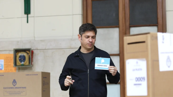 Kicillof llama a los argentinos a votar en elección 