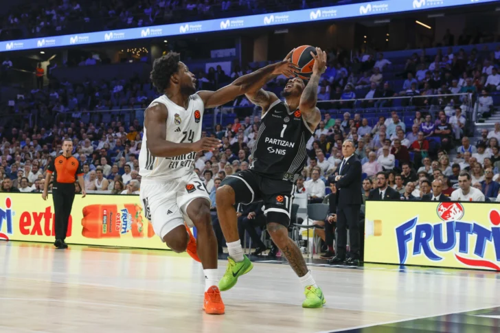 El Real Madrid derrotó al Partizan de Belgrado y va por Estrella Roja