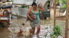 Las imágenes de la devastación causada por la doble tormenta que dejó al menos 66 muertos y decenas de desaparecidos en México