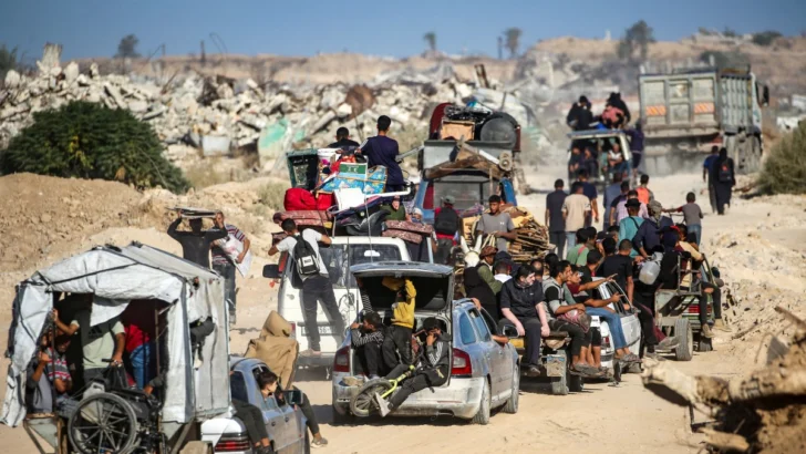 Los palestinos vuelven este sábado a una Ciudad de Gaza devastada por el ejército israelí Los palestinos vuelven este sábado a una Ciudad de Gaza devastada por el ejército israelí