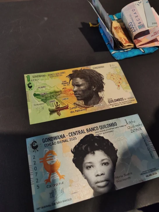  El arte puede ser una moneda simbólica que conecta mundos y cuestiona fronteras. (Fotografía realizada por la autora).