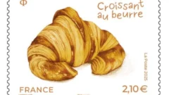 Francia pone en circulación un sello postal con aroma a cruasán para celebrar su gastronomía