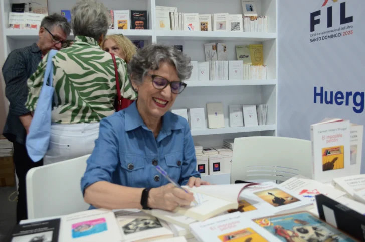  La escritora Carmen Imbert Brugal, una de las dominicanas editadas por Huegla y Fierro.