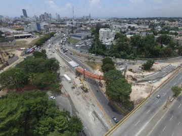 Presidente inaugura paso a desnivel en Pintura, avenida Isabel Aguiar con 27 de Febrero