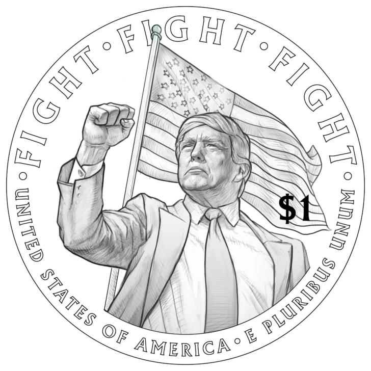 EE.UU. considera emitir monedas de un dólar con el rostro de Trump