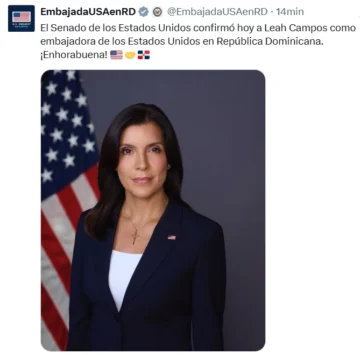 Senado de EEUU confirma a Leah Campos como embajadora en República Dominicana