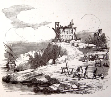  El Fuerte de La Navidad construido por Colón y su gente en 1492.