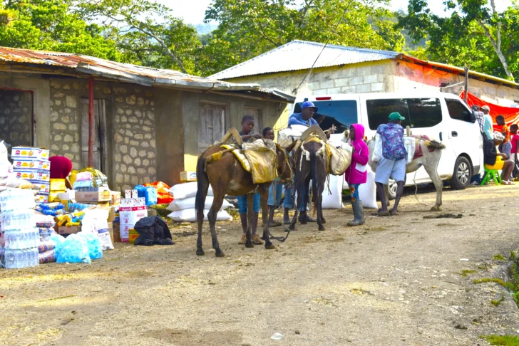  El mercado informal de de Sabana Real, o Cacique Enriquillo. septiembre 2025. Foto del autor.