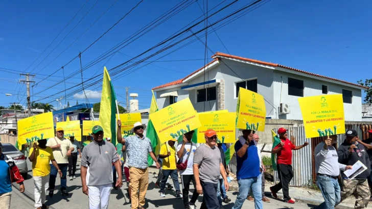 Frente Amplio lleva a cabo en Nagua quinta protesta contra alto costo de la canasta familiar