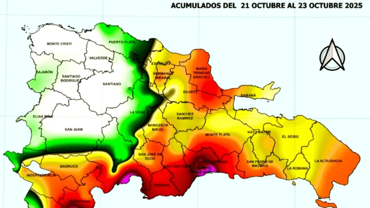 Gloria Ceballos: tormenta tropical Melissa deja más de 350 mm de lluvia en El Gran Santo Domingo