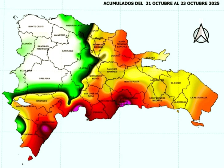 Gloria Ceballos: tormenta tropical Melissa deja más de 350 mm de lluvia en El Gran Santo Domingo
