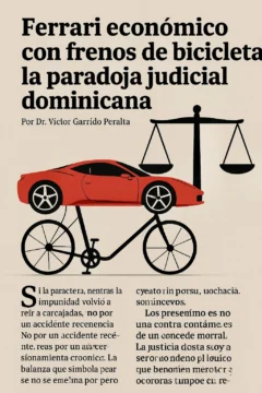Ferrari económico con frenos de bicicleta: la paradoja judicial dominicana