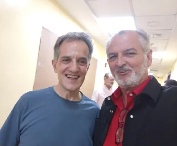  Jesús Peña, Director del Teatro Corsario y Danilo Ginebra.