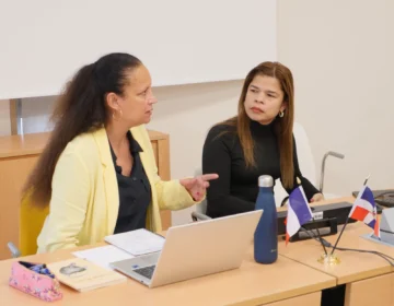 La doctora dominicana Ibeth Guzmán, profesora invitada en la Université d’Orléans, Francia