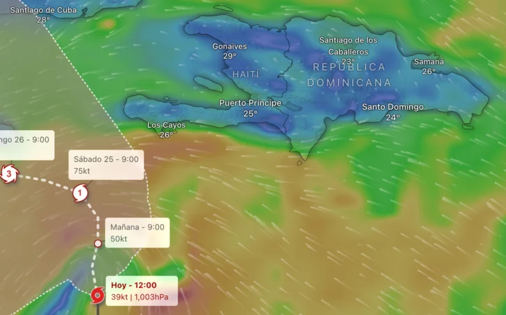 EN VIVO: La trayectoria de la tormenta tropical Melissa, conoce el informe del tiempo y el avance