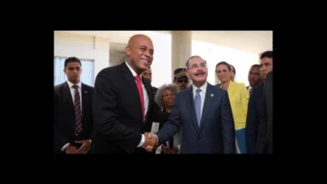  Michel Martelly y Danilo Medina/Fuente externa