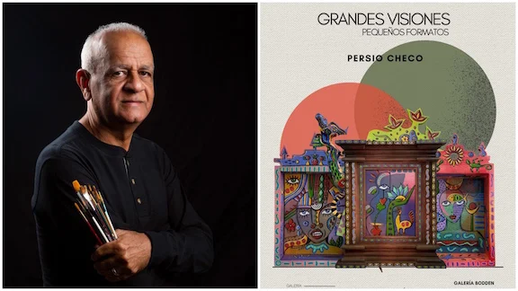 Persio Checo en Galería Bodden: “Grandes visiones, pequeños formatos”