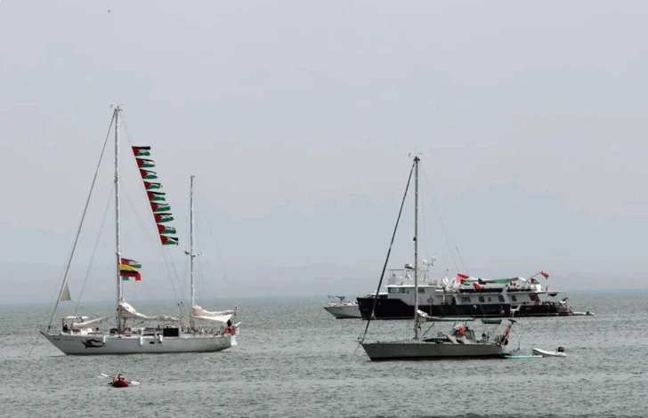 La Flotilla Sumud denuncia ataques de Israel y nueve barcos interceptados