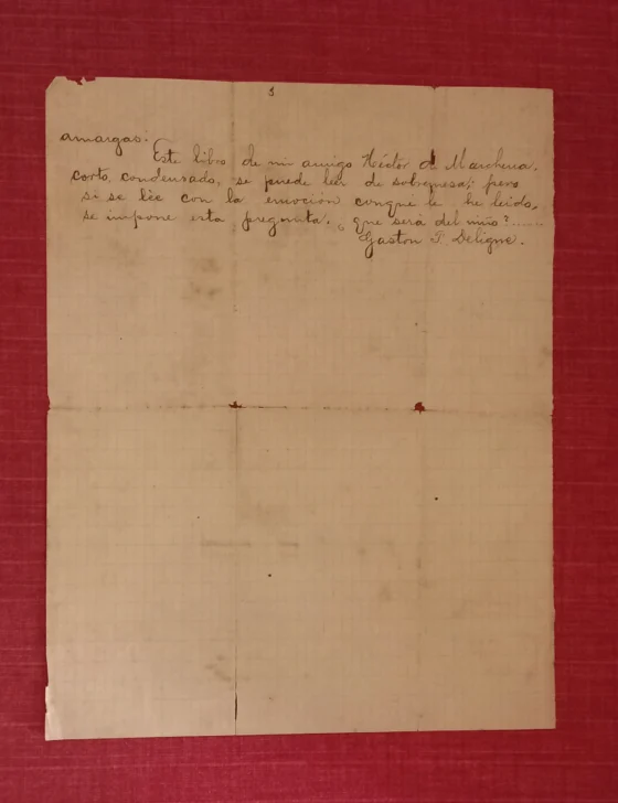 Manuscrito inédito de Gastón F. Deligne es revelado por Ylonka Nacidit-Perdomo Manuscrito inédito de Gastón F. Deligne es revelado por Ylonka Nacidit-Perdomo