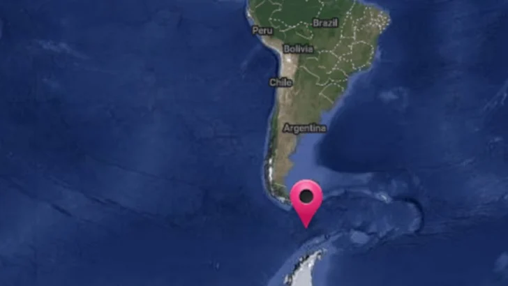 Potente terremoto de magnitud 7,8 se registra en el mar entre Sudamérica y la Antártida