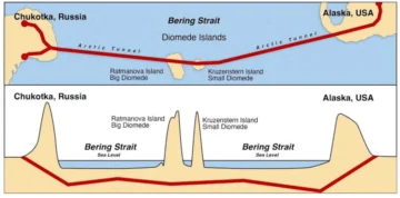 Trump considera la idea de un túnel entre Alaska y Rusia