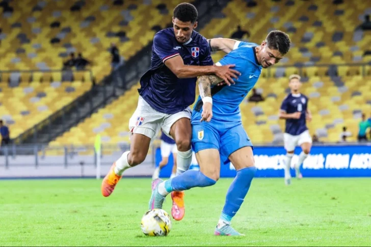 Dominicanos pierden por 1-0 ante Uruguay en amistoso en Malasia