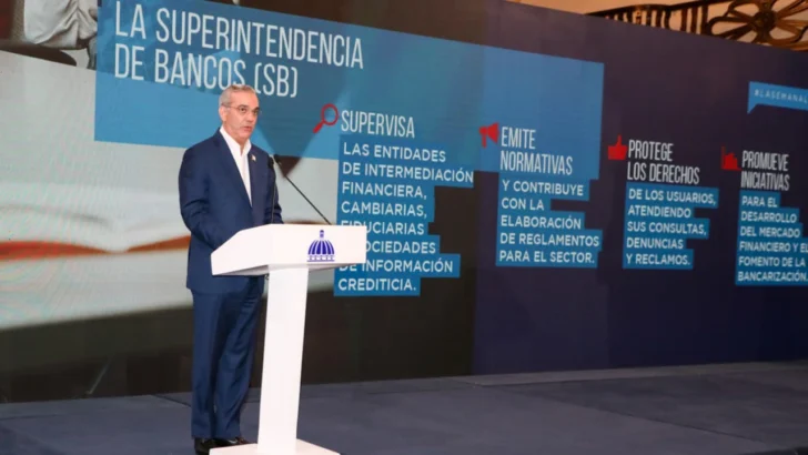 Abinader: sistema financiero dominicano crece 13.2 % y supera los RD$ 4 billones en activos