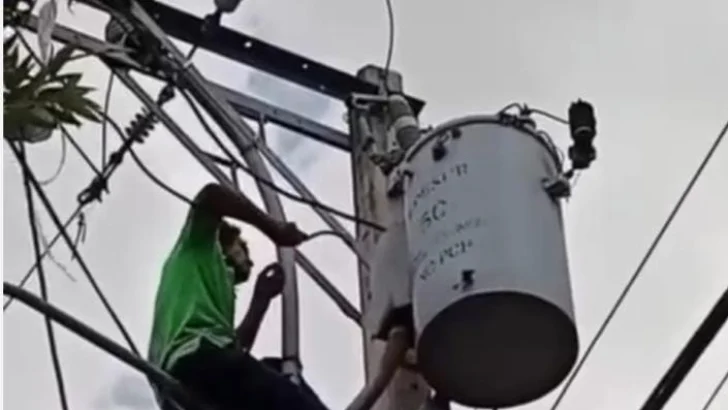 Prisión preventiva a hombre acusado de sustraer cables eléctricos propiedad de Edesur Prisión preventiva a hombre acusado de sustraer cables eléctricos propiedad de Edesur