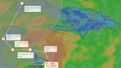 EN VIVO: La trayectoria de la tormenta tropical Melissa, conoce el informe del tiempo hoy