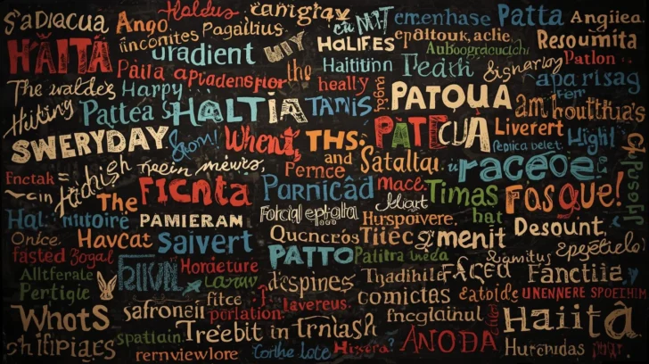 Palabras del patuá que son usadas aquí frecuentemente