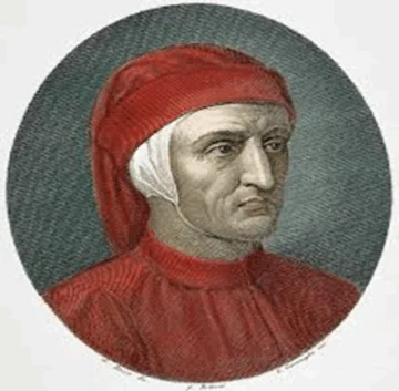  Dante Alighieri, autor del poema Divina Comedia, principal precursor<br />del renacimiento italiano.
