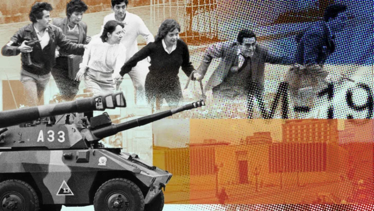 Las '28 horas de terror' de la Toma del Palacio de Justicia en Colombia, que 40 años después siguen siendo una herida abierta en el país