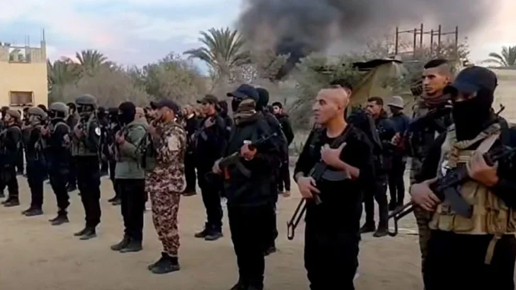 Los grupos armados palestinos enfrentados a Hamás en Gaza que son apoyados por Israel y EE.UU.