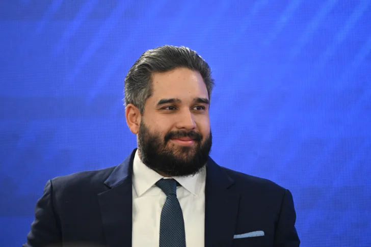  El hijo del gobernante Nicolás Maduro Guerra, el 8 de octubre de 2025. (Photo by Federico PARRA / AFP)