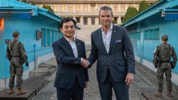 Hegseth visita zona desmilitarizada entre las dos Coreas antes de renovar votos militares con Seúl Hegseth visita zona desmilitarizada entre las dos Coreas antes de renovar votos militares con Seúl