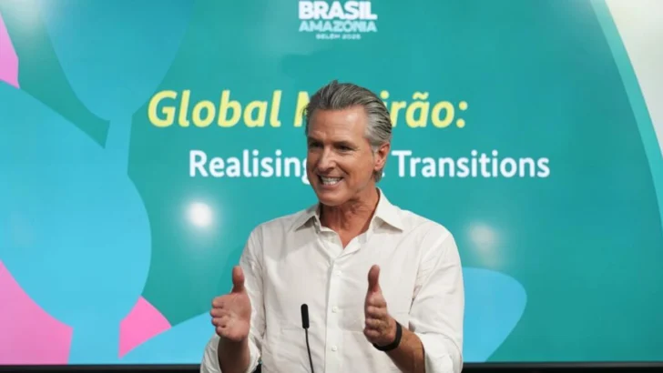 El gobernador de California arremete en la COP30 contra la tonta postura climática de Trump
