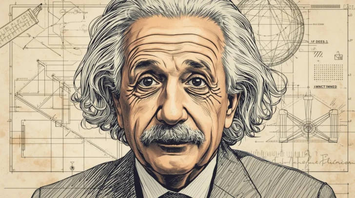 Einstein acompañado  