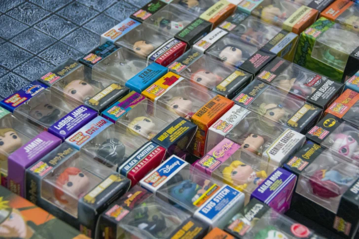  Funko Pops. ©️ Osmil Crooke ACENTO. Noviembre 2025.