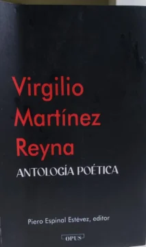  Virgilio Martínez Reyna. Antología poética. PORTADA