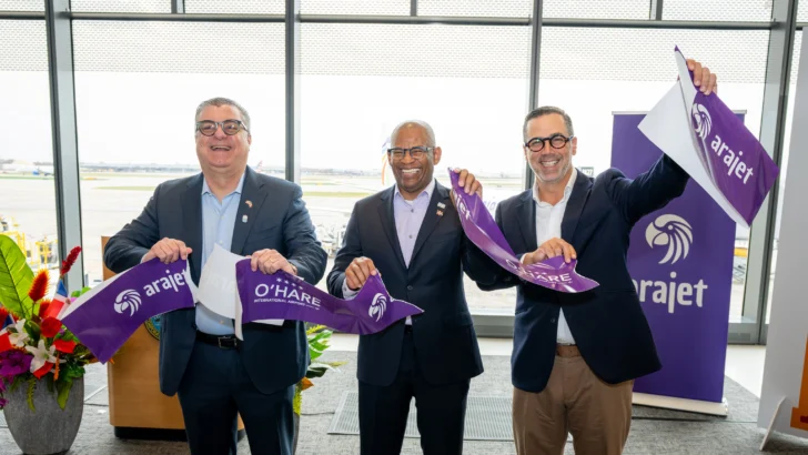 Arajet inaugura su nueva ruta a Chicago