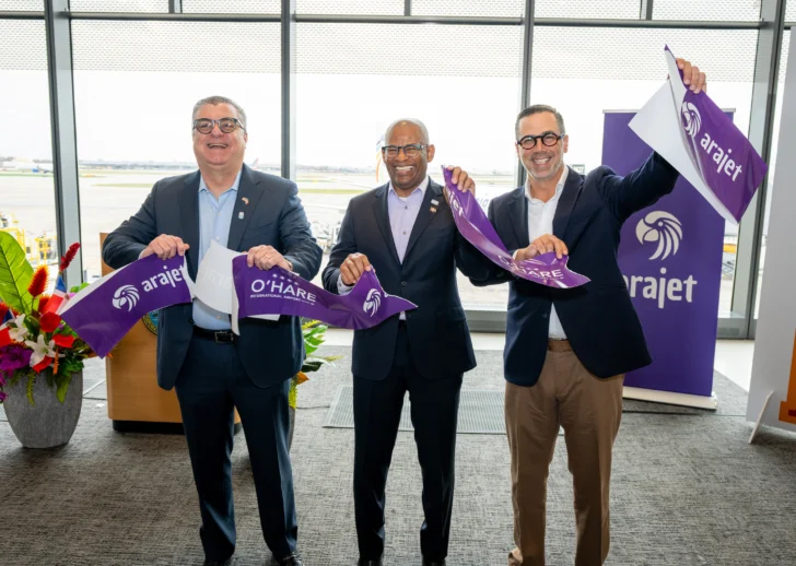 Arajet inaugura su nueva ruta a Chicago