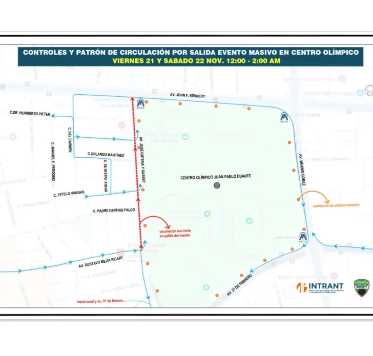 Estas son las rutas alternas por concierto de Bad Bunny los días 21 y 22 de noviembre